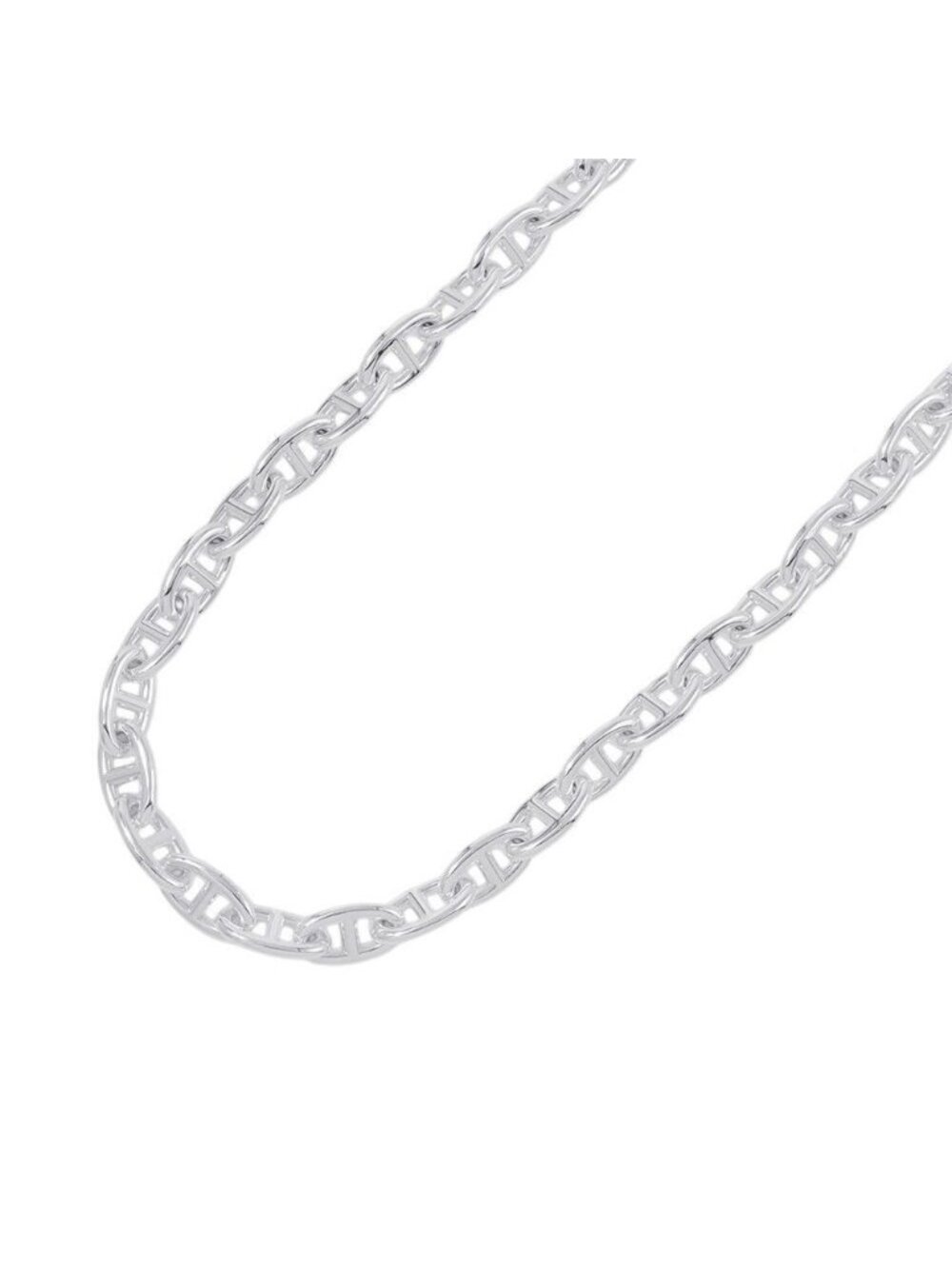 Hermes Necklace Chaine D'ancre GM 29 Links Silver